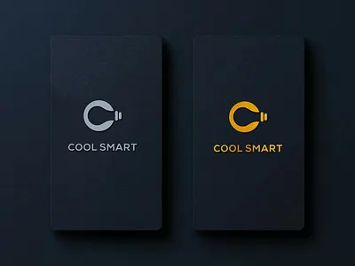 C Smart logo concept app branding design icon illustration logo typography vector
