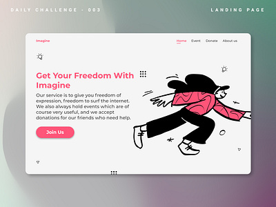 UI Daily Challenge day 003 graphic design ui