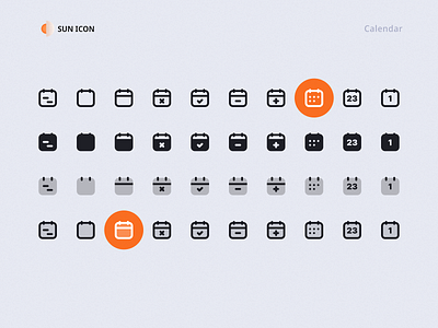 UI icons - calendar icon iconography icons ui
