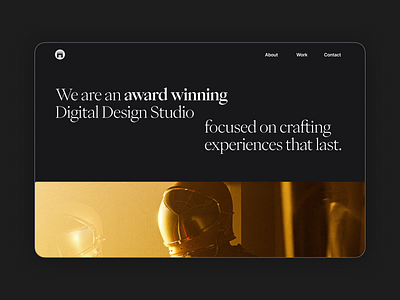 Day 08 of 30 - Digital Design Studio 30days challenge design figma minimalist studio typography webdesign webflow