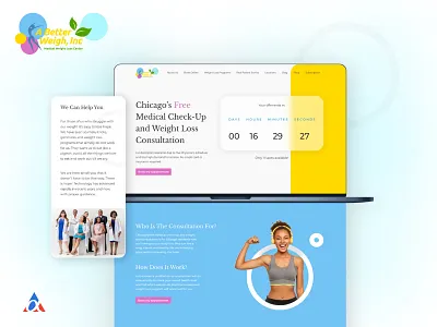 Better Weigh - Landing Page branding design responsive design ui ux website design