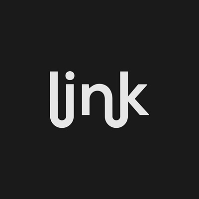 Link Logo Concept brand identity branding design illustrator logo logo design minimalist typography vector