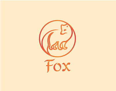 Fox Logo adobe branding design fox graphic design illustration logo