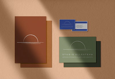 Studio Ellesteva - business cards branding business cards design logo