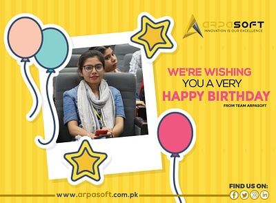 Birthday Card Design a4 design branding company profile creative design design illustration logo ui vector