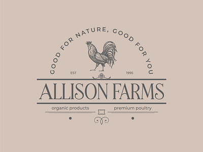 VFL-02 farms logo branding design farms graphic design illustration logo minimalist poultry typography vector vintage