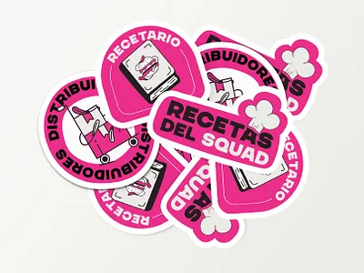 Plant Squad brand illustration sticker wacom