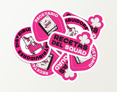 Plant Squad brand illustration sticker wacom