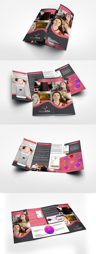 Gate Fold Brochure Design Cosmetic booklet design branding