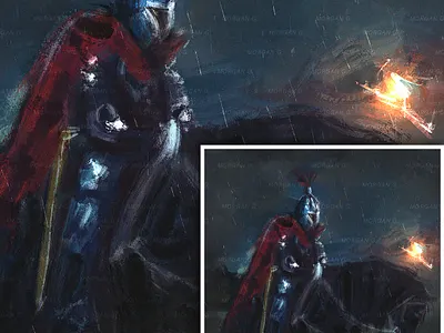 Artwork Medieval abstract artwork conceptart digital fantastic fantasy illustration medieval painting