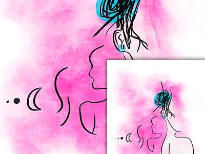 Waterolor Minimal Illustration abstract artwork conceptart digital illustration minimal painting watercolor