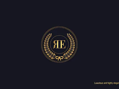 ЯE Clothing Brand, Logo Design 2022 brand clothing concept design gold graphic design illustration laurel logo luxury marketing