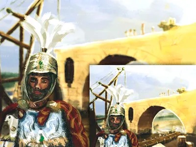 Book Illustration Rome abstract antic artwork conceptart digital fantasy illustration painting rome