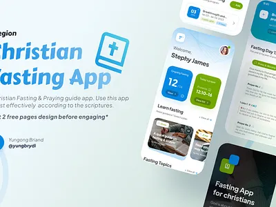 Fasting App for christians design ui ux ux design