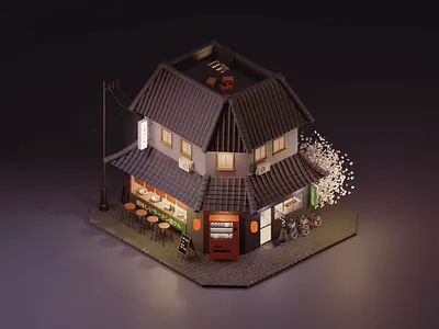 Aspirational spaces (2/3) ✨ - The Japanese Store 🏣 design illustration ui uiux ux uxui