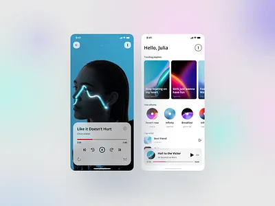 Music app UI KIT app dribbble mobile app music app shot ui ui kit ui ux ui8 uilit