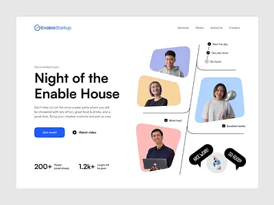 Halloween Event Website agency company website corporate website event halloween header home page landing page management people project spooky startup studio team tech web design web header