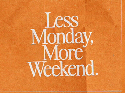 Very Vogue Serif for Instagram advert magazine orange paper poster quote retro serif social media stylish texture type typography vintage weekend words