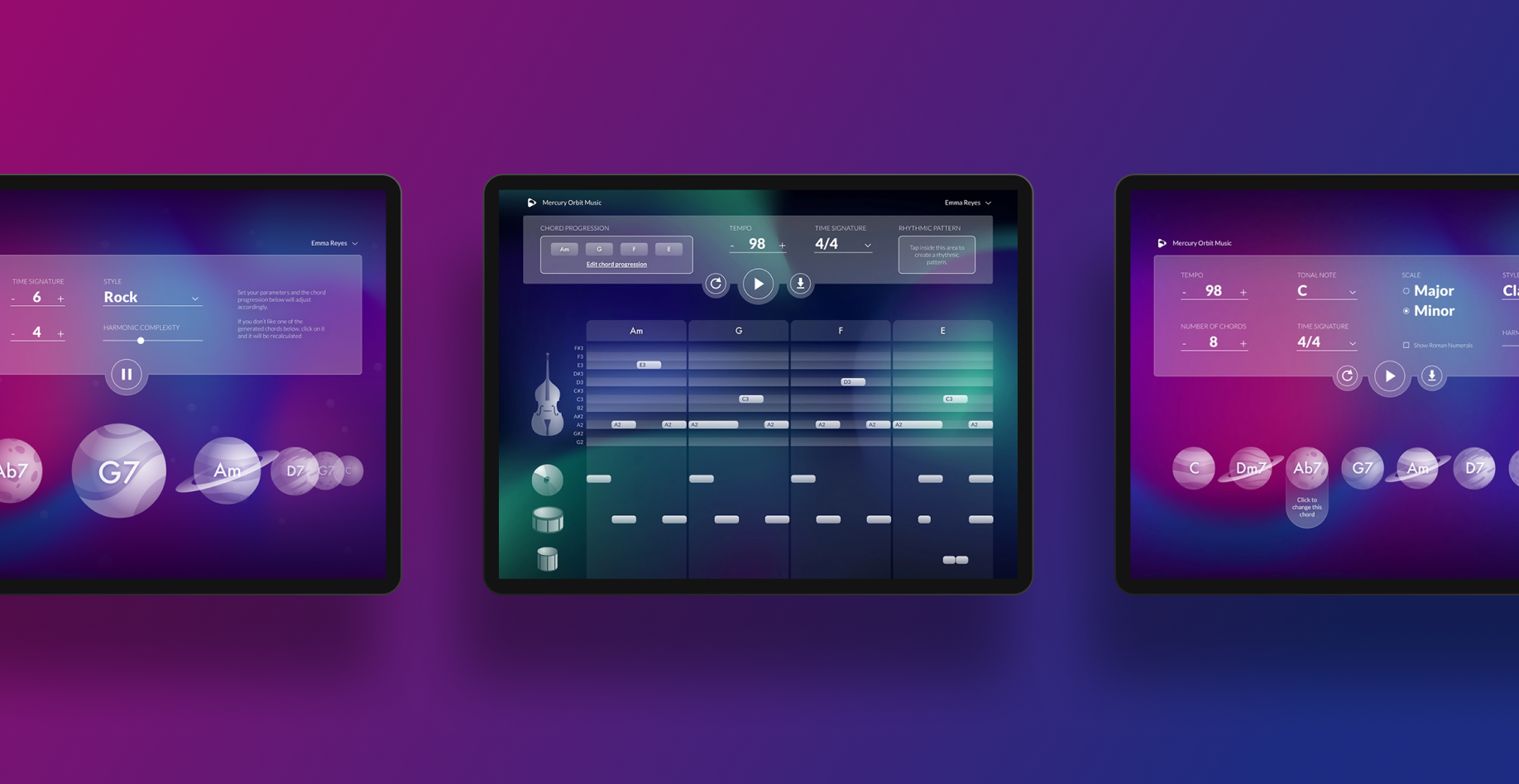 Educational Music apps ai branding educational app music ui ux web app