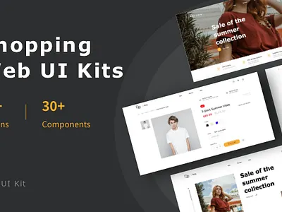 Free Mockplus Shopping Web UI Kits design fashion kit mockplus store ui uidesign ux uxdesign website