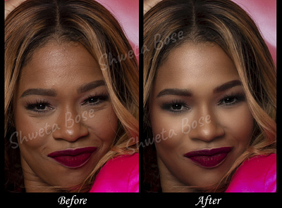 Hi-End Skin Retouching (Before/After) adobe photoshop graphic design retouch retouching