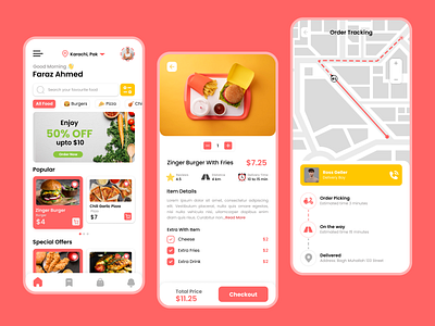 Food Delivery App UI food delivery ui ui kit ui ux