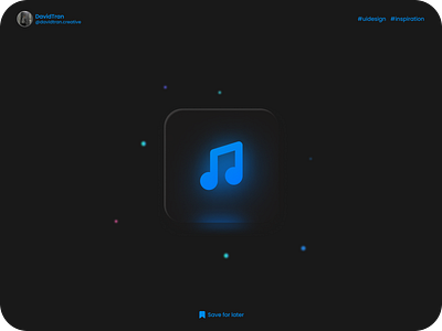 Daily UI - 005 - App Icon Music app dailyui design graphic design logo ui uidesign uiuxdesign