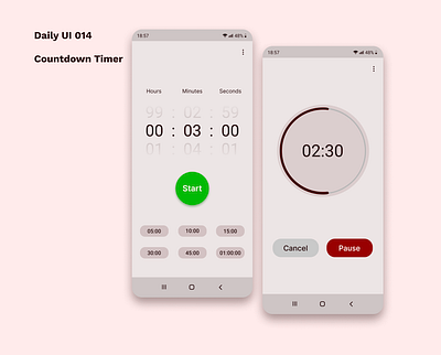 Daily UI 014 - Countdown Timer countdowntimer dailyui design ui uidesign userexperience userinterface ux uxdesign