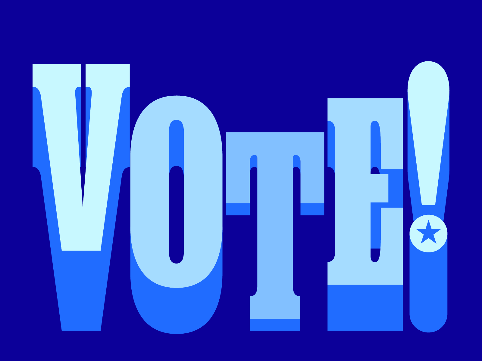 V-O-T-E-! america animation election motion graphics typography united states vote