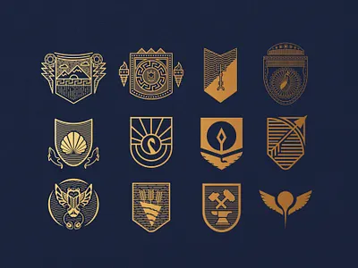 Greek Gods & Goddesses Logo Set badge brand brand identity branding branding design design fraternity god goddess greece greek greek god greek goddess illustration logo logo mark logodesign luxury visual identity zeus