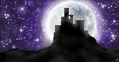 Random nightscape app illustration