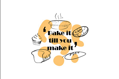 bake it till you make it app bakery donut bakinggg bread design dribbble easy graphic design illustration photoshop vector