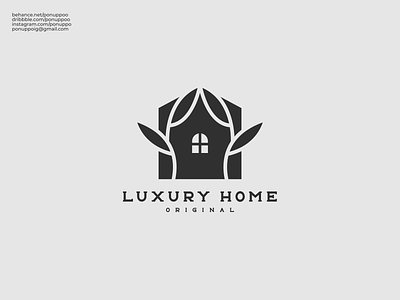 Home Logo Design apparel brand design lettermark