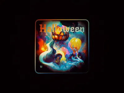 Halloween NFT Card blender card crypto eth halloween illustration nft rare wantline