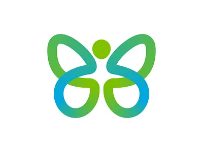 Butterfly WIP test brand branding butterfly design illustration letter logo logotype minimal monogram