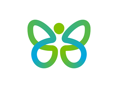 Butterfly WIP test brand branding butterfly design illustration letter logo logotype minimal monogram