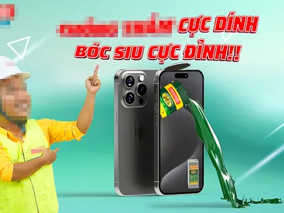 3D Banner Paint Simulation for social posts. 3d branding graphic design