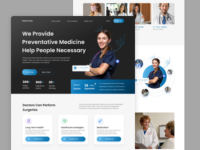 Doctor Care Website Design