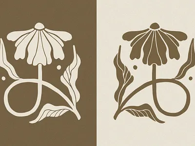 floral illustration block print digital floral graphic design illustration organic print vintage