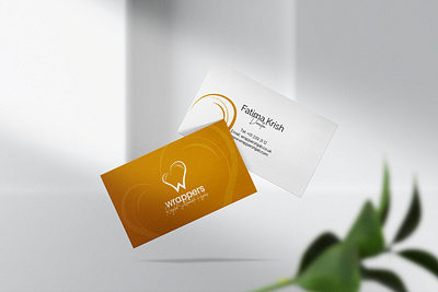 Business card mockup for wrappers hijab branding design graphic design icon illustration logo typography vector