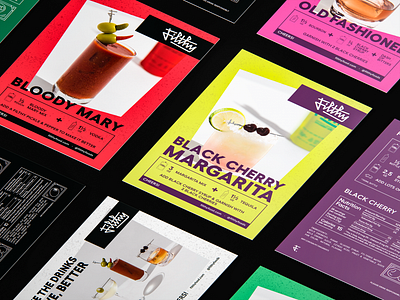 Drink Recipe Postcard Designs alcohol beverage cards drink graphic design print