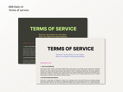 [Daily UI] 089.Terms of service 089 appdesign dailyui design modern simple termsofservice ui uiux