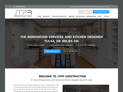 JTPR Construction // Web Design bathroom remodeling construction web design house remodeling house renovation kitchen designer renovation service