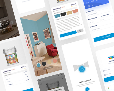 AR/VR Shopping Experience ar augmented reality design ui ux virtual reality vr