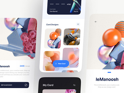 Bank Card Design App app bank branding card design fintech graphic design illustration logo mobile payment typography ui ux vector