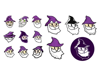 ShiftWizard mascot character design