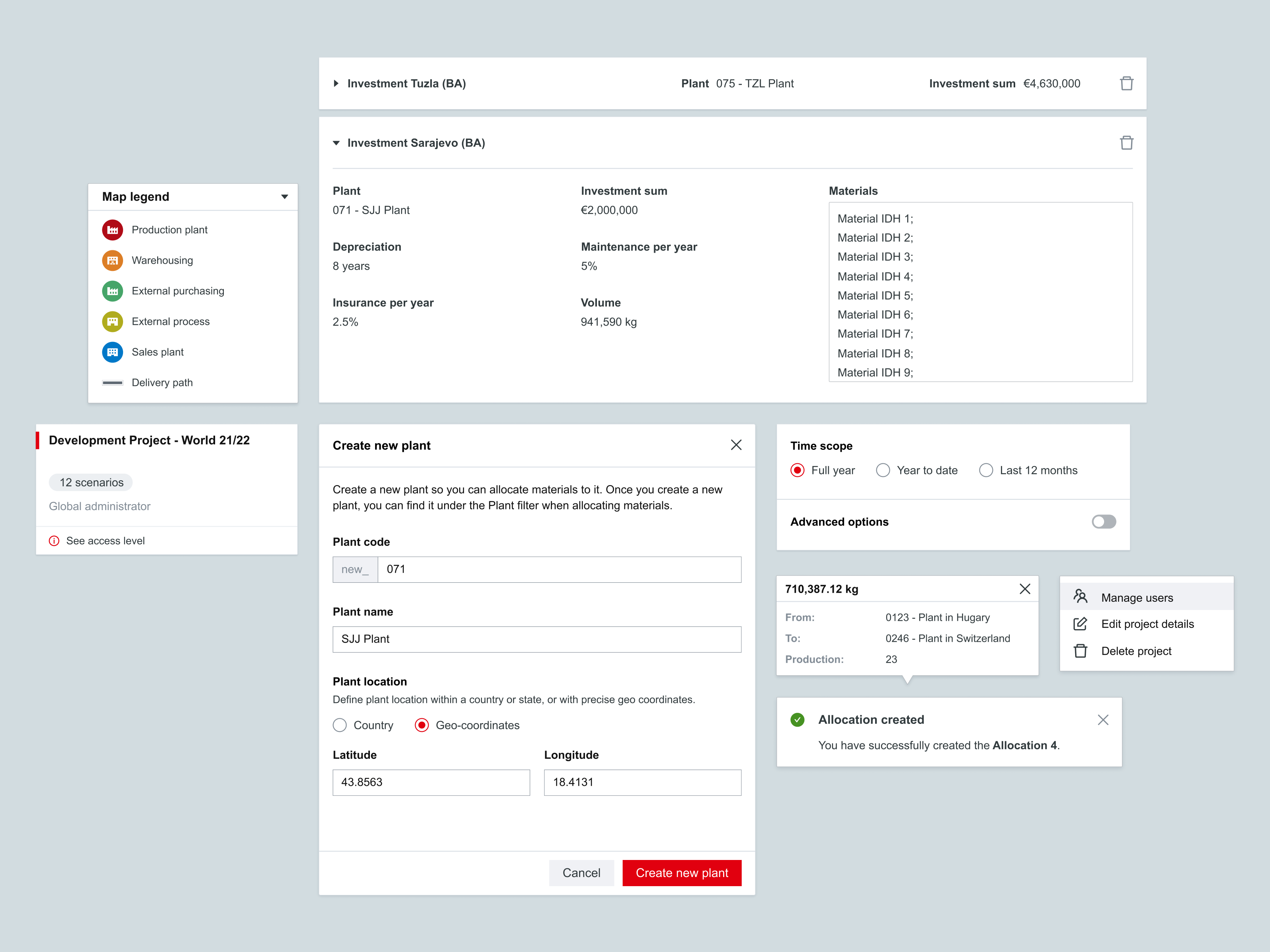 Example of Web App & Software Design (UX/UI) 