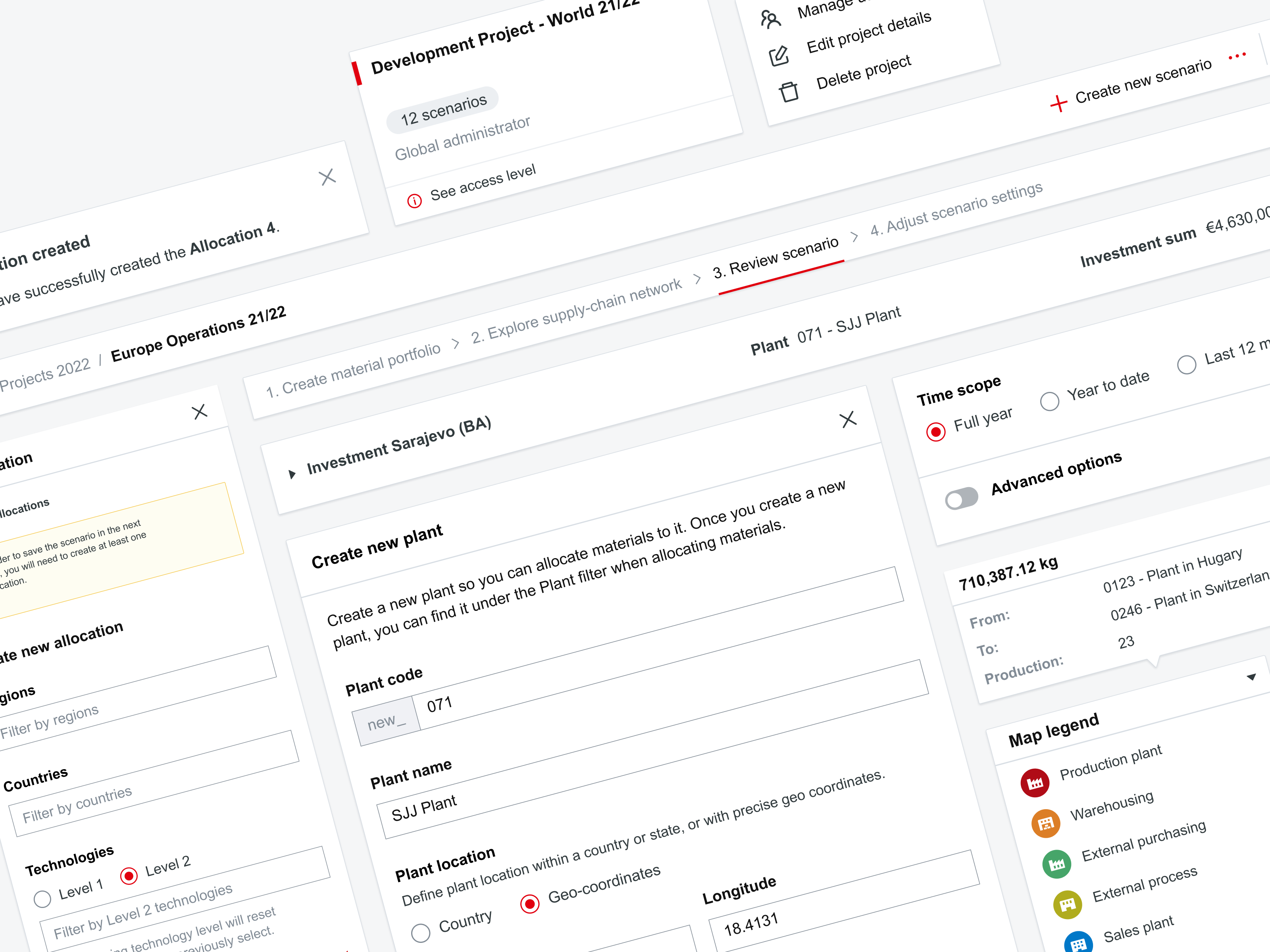 Example of Web App & Software Design (UX/UI) 