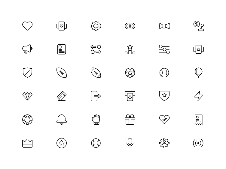 Betmgm Icons by Ted Kulakevich for Kulak on Dribbble