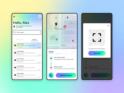 Package Delivery Challenge cowwn dailyui package delivery product desing ui ux